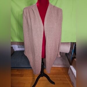 Woman’s  NWT Merokeety Brown Sweater Cardigan Knit SZ medium